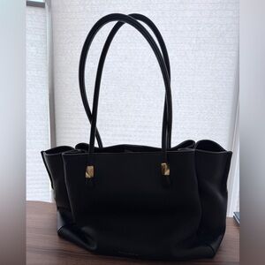 Donna Karan Triple Component Leather Tote Bag